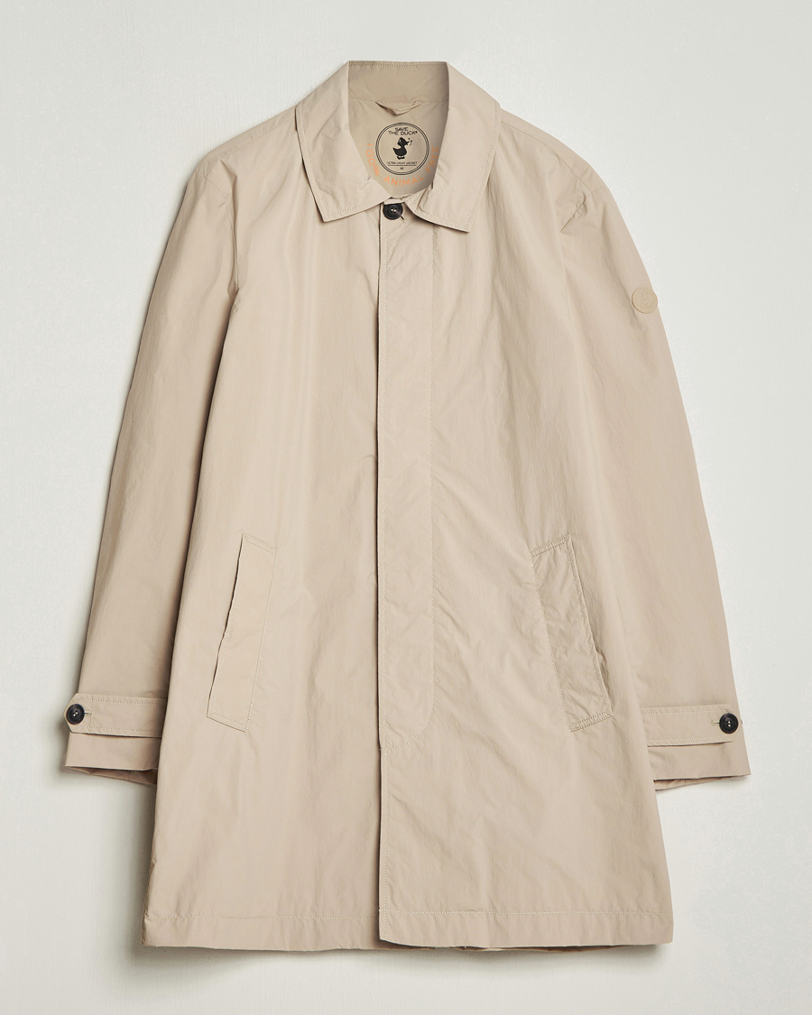 Herr | Jackor | Save The Duck | Rhys Water Repellent Nylon Coat Stone Beige