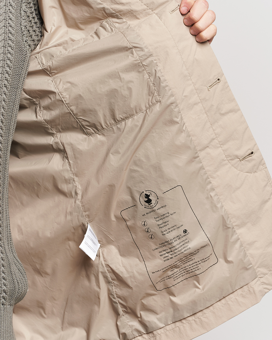 Herr | Jackor | Save The Duck | Rhys Water Repellent Nylon Coat Stone Beige