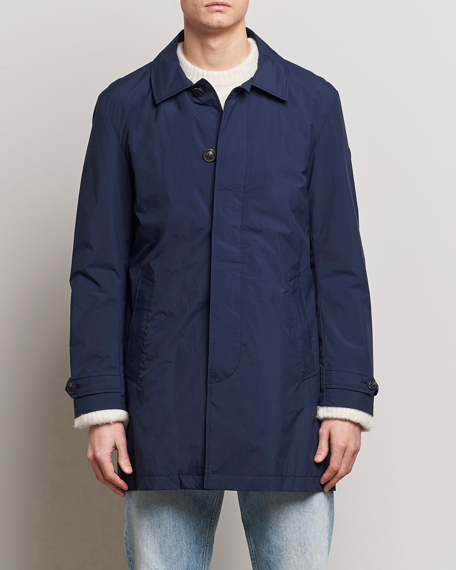 Herr | Jackor | Save The Duck | Rhys Water Repellent Nylon Coat Navy Blue