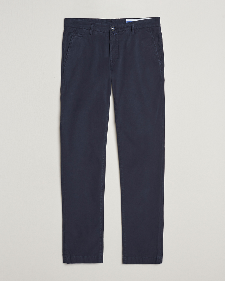 Herr | Byxor | Jacob Cohën | Bobby Cotton Gabardine Chinos Navy