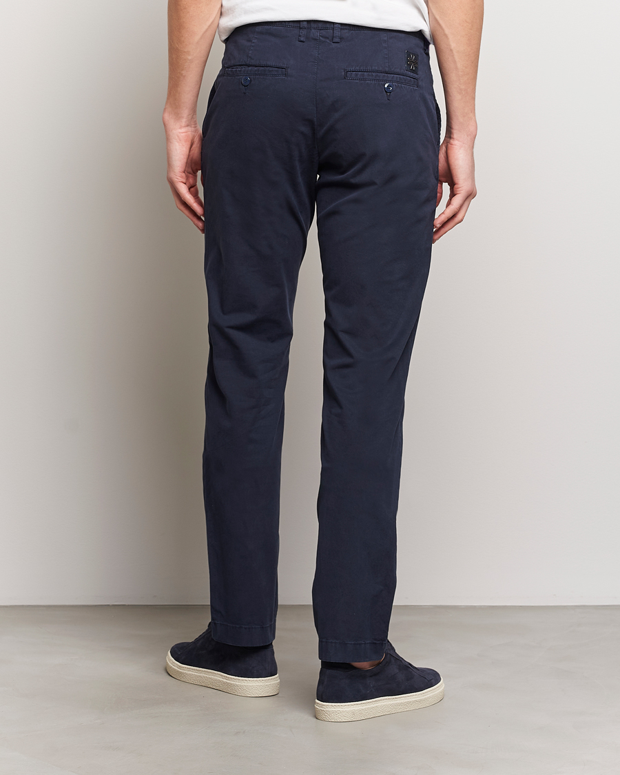 Herr | Byxor | Jacob Cohën | Bobby Cotton Gabardine Chinos Navy