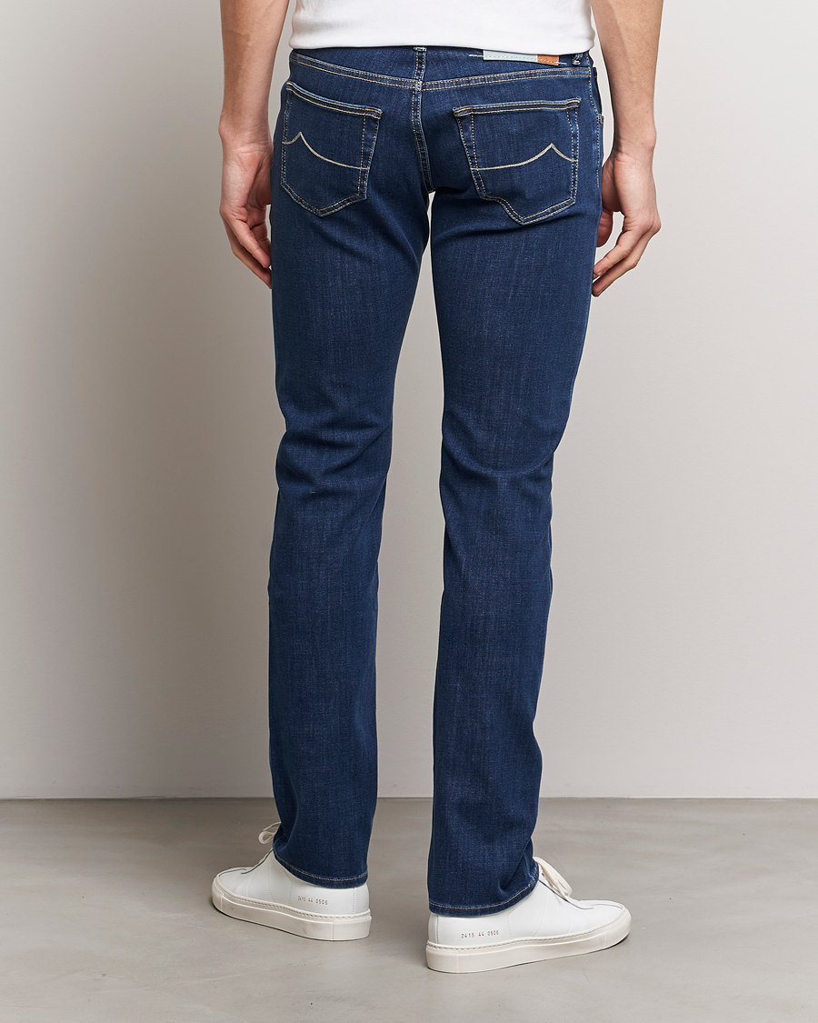 Herr | Jeans | Jacob Cohën | Nick Slim Fit Dual Stretch Jeans Dark Blue