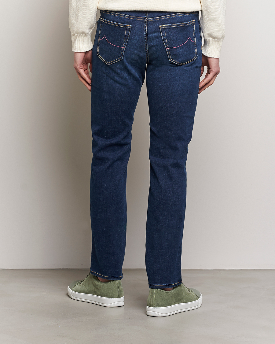 Herr | Jeans | Jacob Cohën | Bard Slim Fit Stretch Jeans Dark Blue