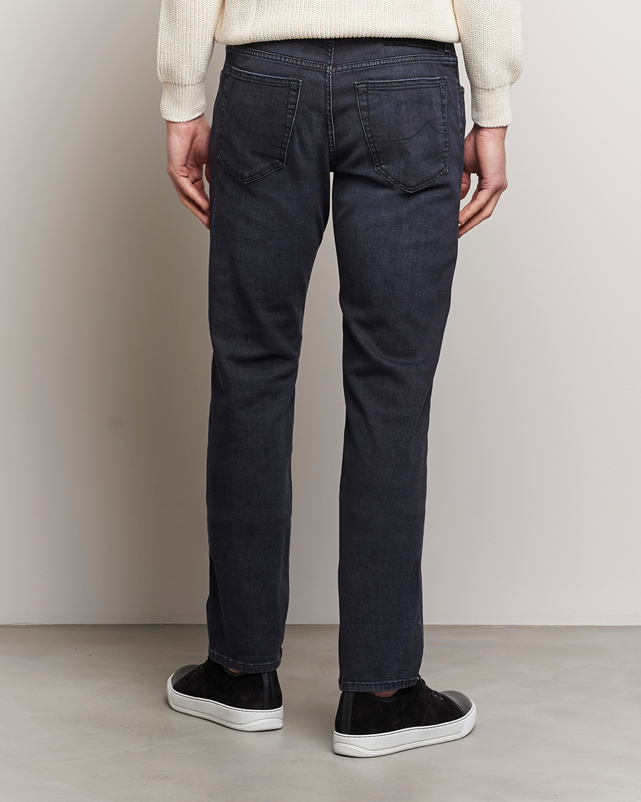 Herr | Jeans | Jacob Cohën | Bard Slim Fit Stretch Jeans Grey Black