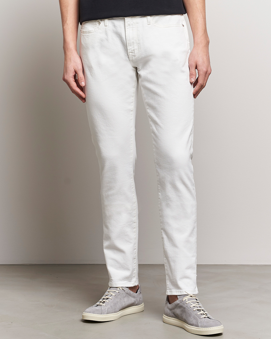 Herr | Avdelningar | FRAME | L'Homme Slim Stretch Jeans Whisper White