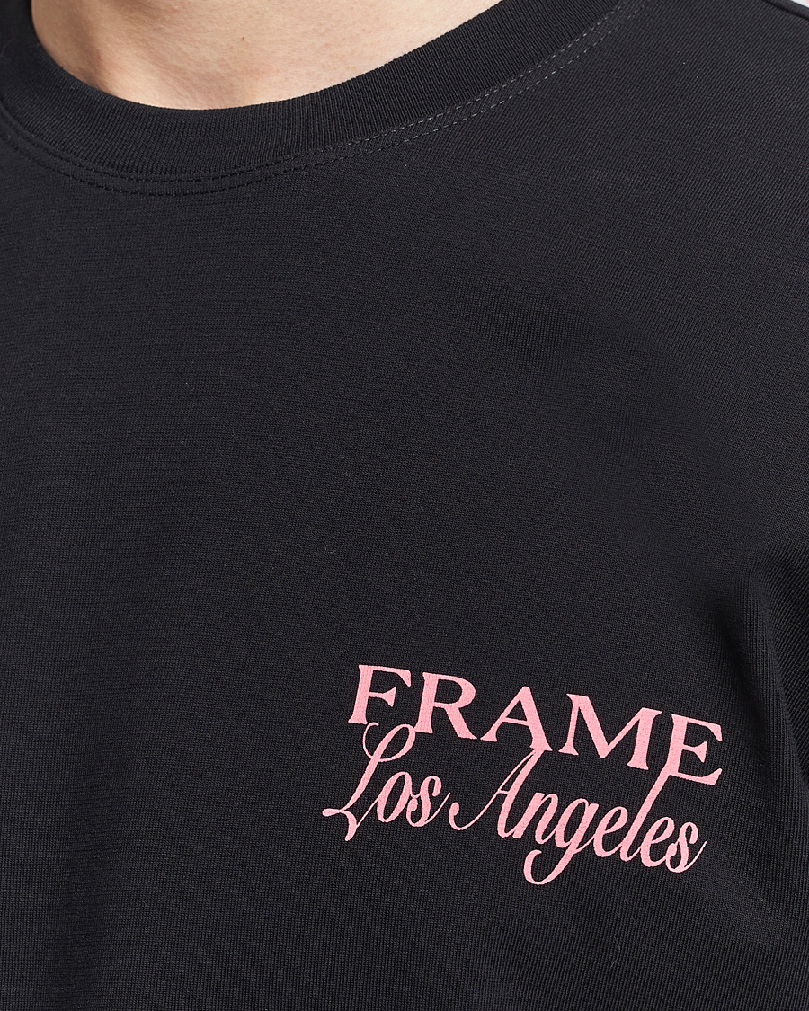 Herr | T-Shirts | FRAME | LA Logo T-Shirt Black