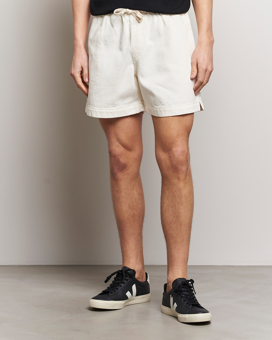 Herr | Contemporary Creators | FRAME | Textured Terry Shorts Off White