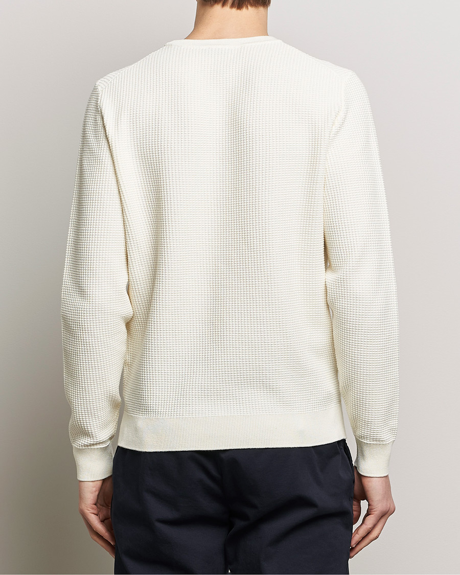 Herr | Tröjor | Stenströms | Organic Cotton Crew Neck White