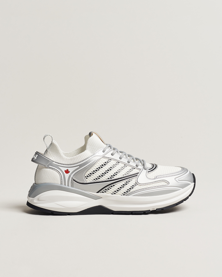 Herr | Dsquared2 Dash Sneaker White/Silver | Dsquared2 | Dash Sneaker White/Silver
