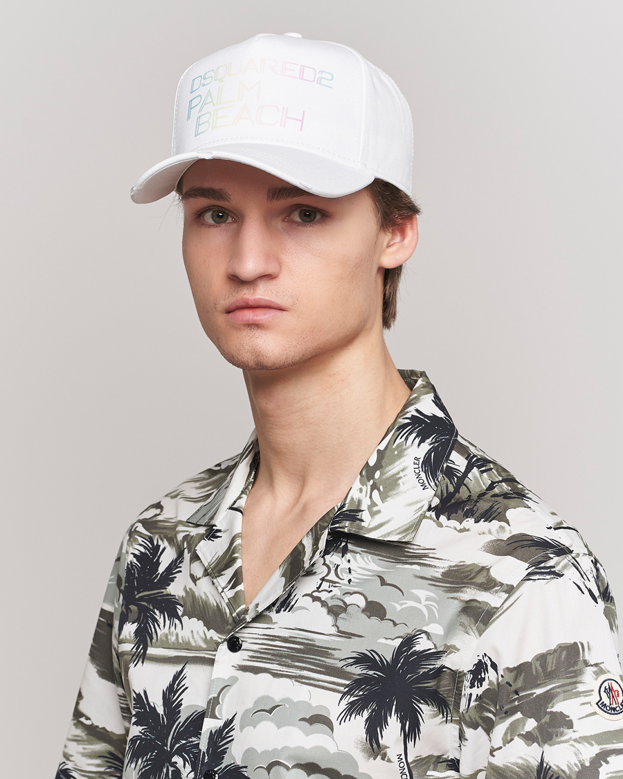 Herr | Accessoarer | Dsquared2 | Palm Beach Baseball Cap White