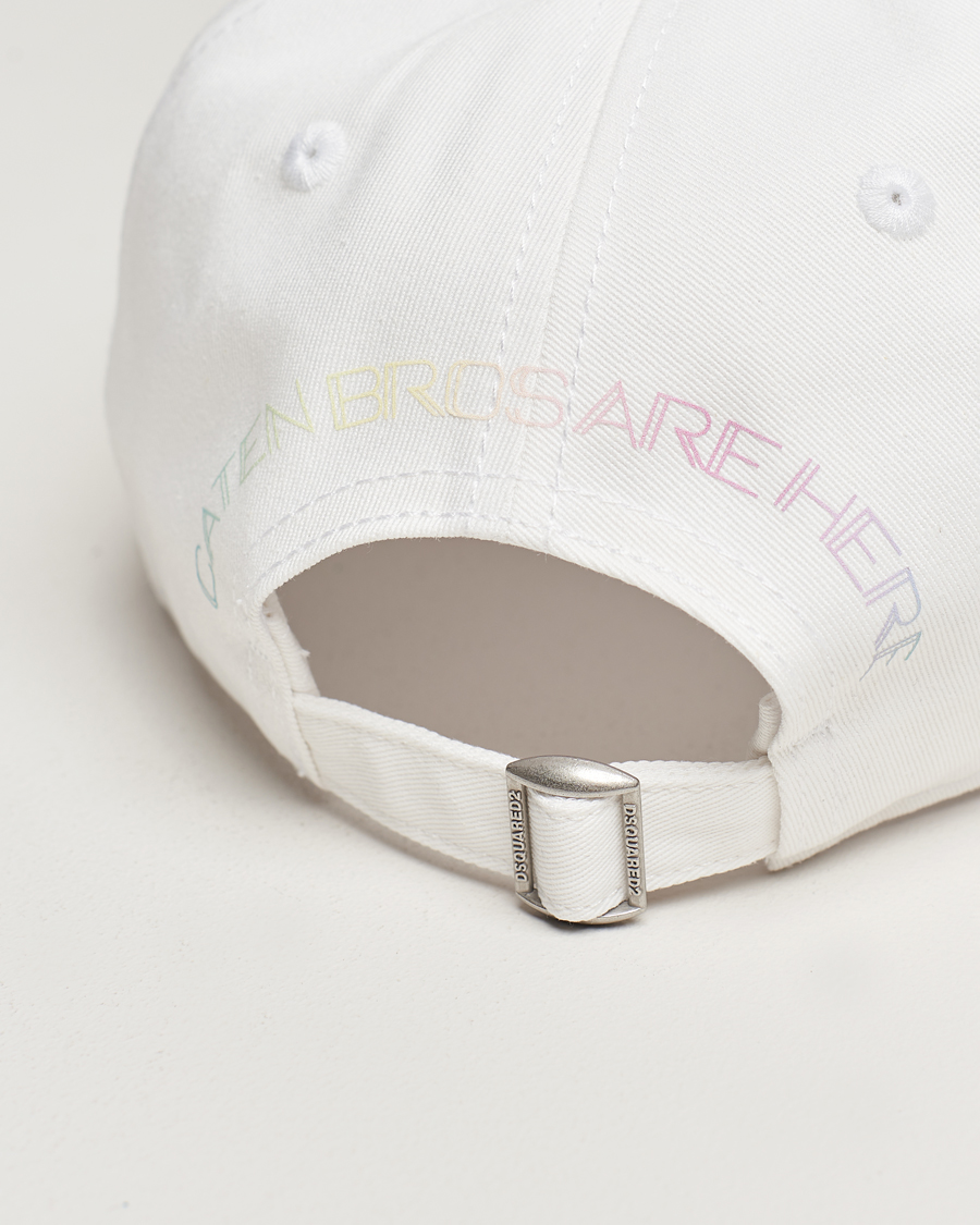 Herr | Dsquared2 Palm Beach Baseball Cap White | Dsquared2 | Palm Beach Baseball Cap White