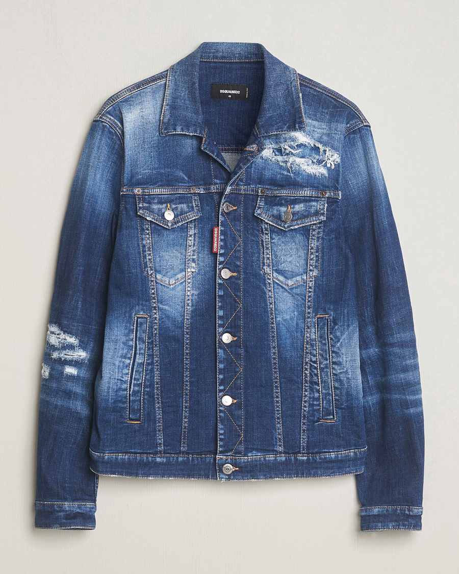 Herr | Jackor | Dsquared2 | Dan Denim Jacket Blue
