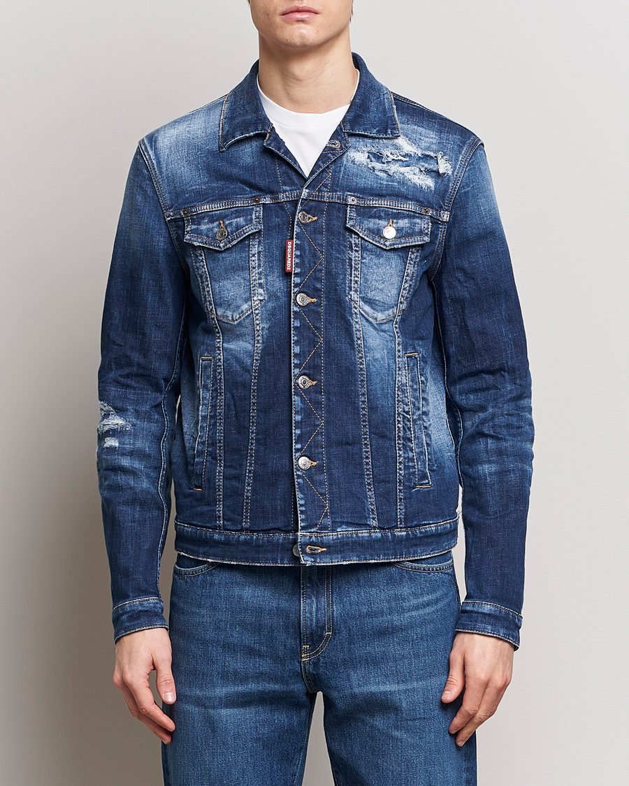 Herr | Vårjackor herr | Dsquared2 | Dan Denim Jacket Blue