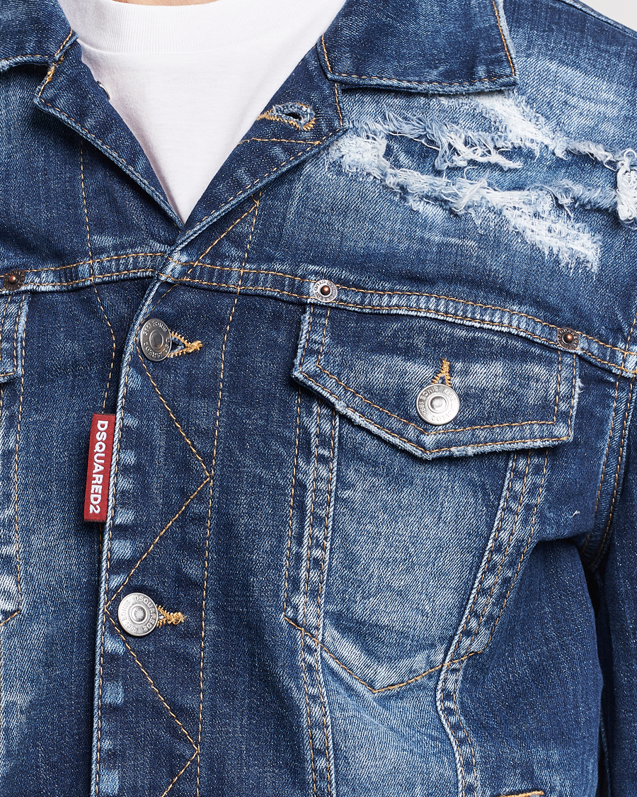 Herr | Jackor | Dsquared2 | Dan Denim Jacket Blue
