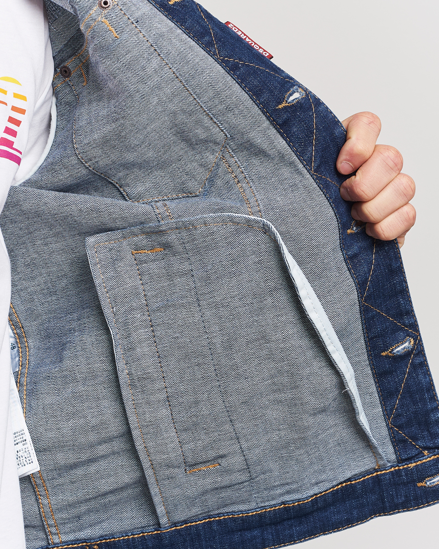 Herr | Jackor | Dsquared2 | Dan Denim Jacket Blue