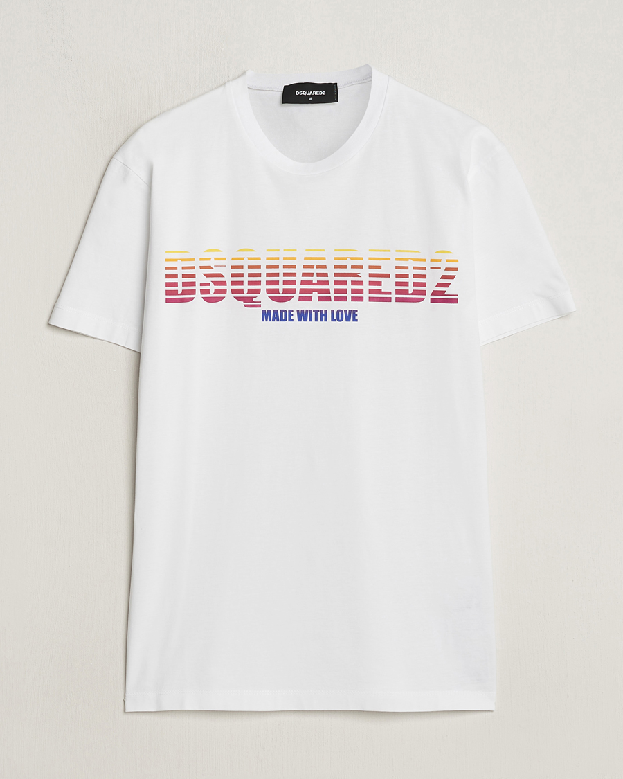 Herr | T-Shirts | Dsquared2 | Cool Fit Crew Neck T-Shirt White