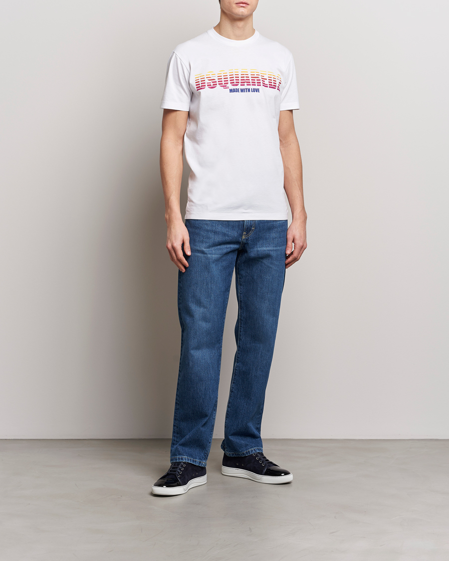 Herr | T-Shirts | Dsquared2 | Cool Fit Crew Neck T-Shirt White
