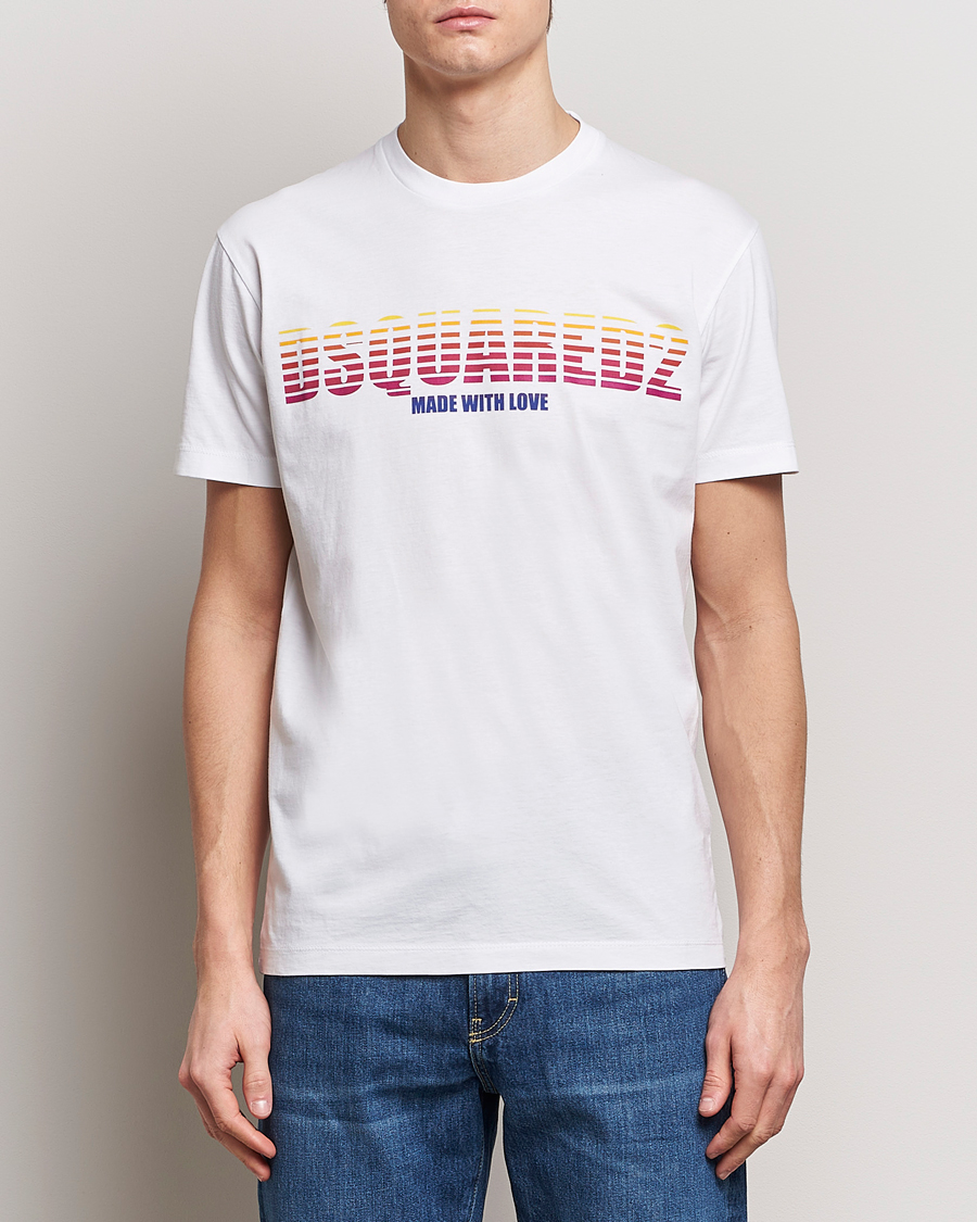 Herr | Dsquared2 | Dsquared2 | Cool Fit Crew Neck T-Shirt White