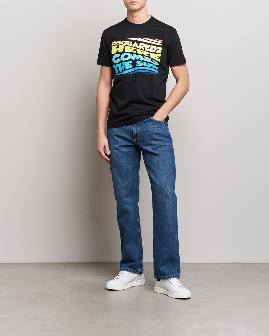 Herr | T-Shirts | Dsquared2 | Cool Fit Crew Neck T-Shirt Black