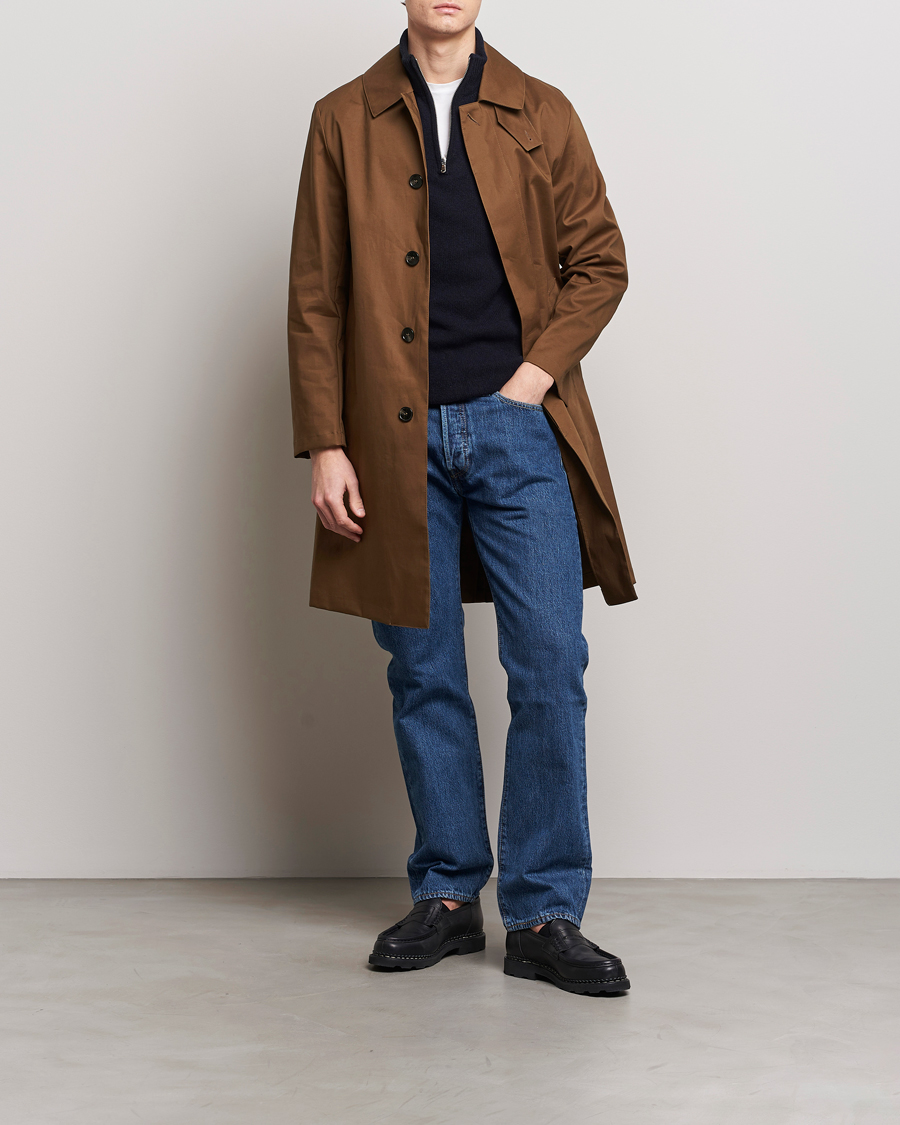 Herr | Jackor | Mackintosh | Manchester Car Coat Desert Palm
