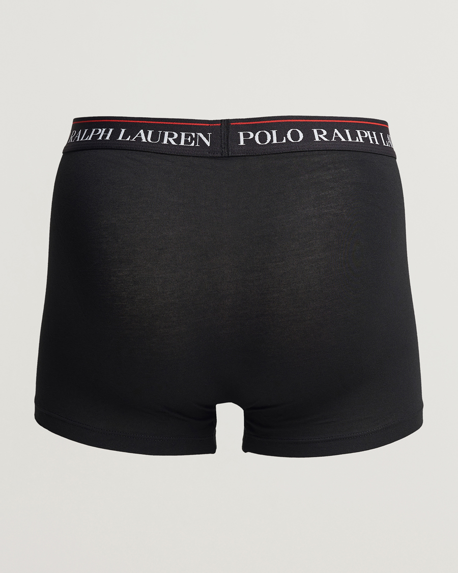 Herr | Wardrobe basics | Polo Ralph Lauren | 3-Pack Cotton Stretch Trunk Heather/Red PP/Black