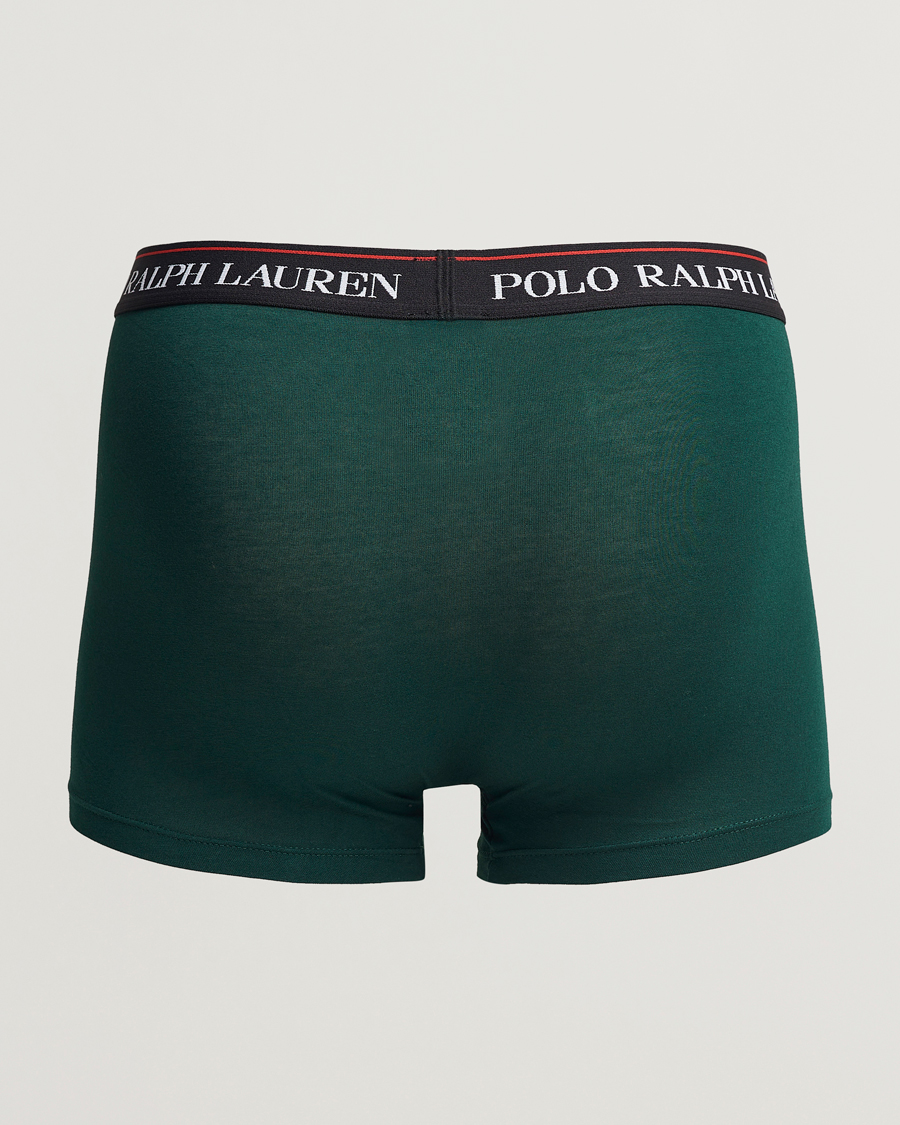 Herr | 20% rea | Polo Ralph Lauren | 3-Pack Cotton Stretch Trunk Red/Black PP/Hunter Green