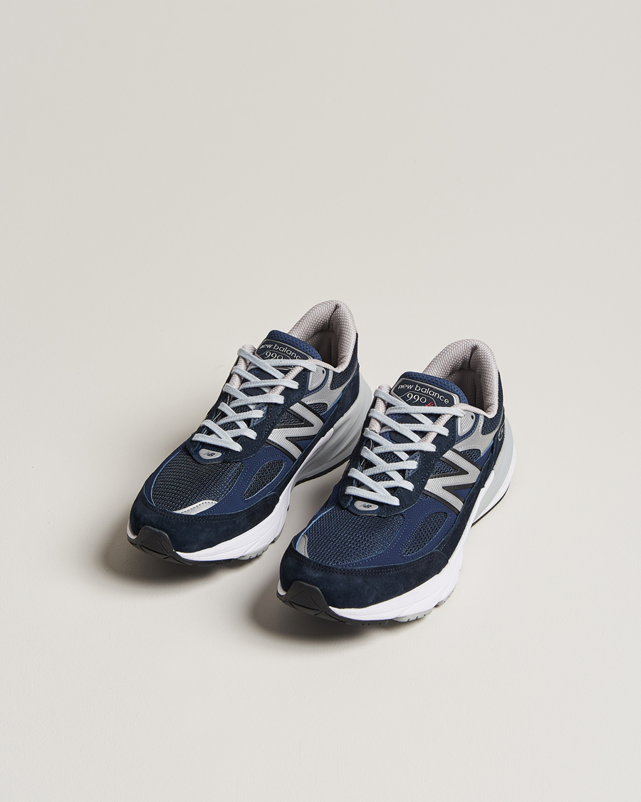 Herr | Personal Classics | New Balance | Made in USA 990v6 Sneakers Navy/White