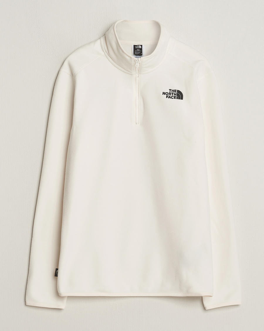 Herr | Tröjor | The North Face | Glacier 1/4 Zip Fleece White Dune