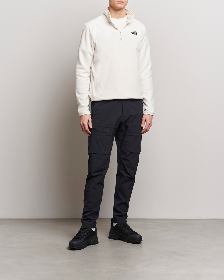 Herr | Tröjor | The North Face | Glacier 1/4 Zip Fleece White Dune