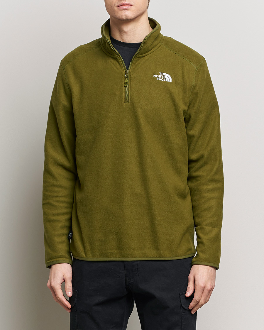 Herr | Realisation | The North Face | Glacier 1/4 Zip Fleece New Taupe Green