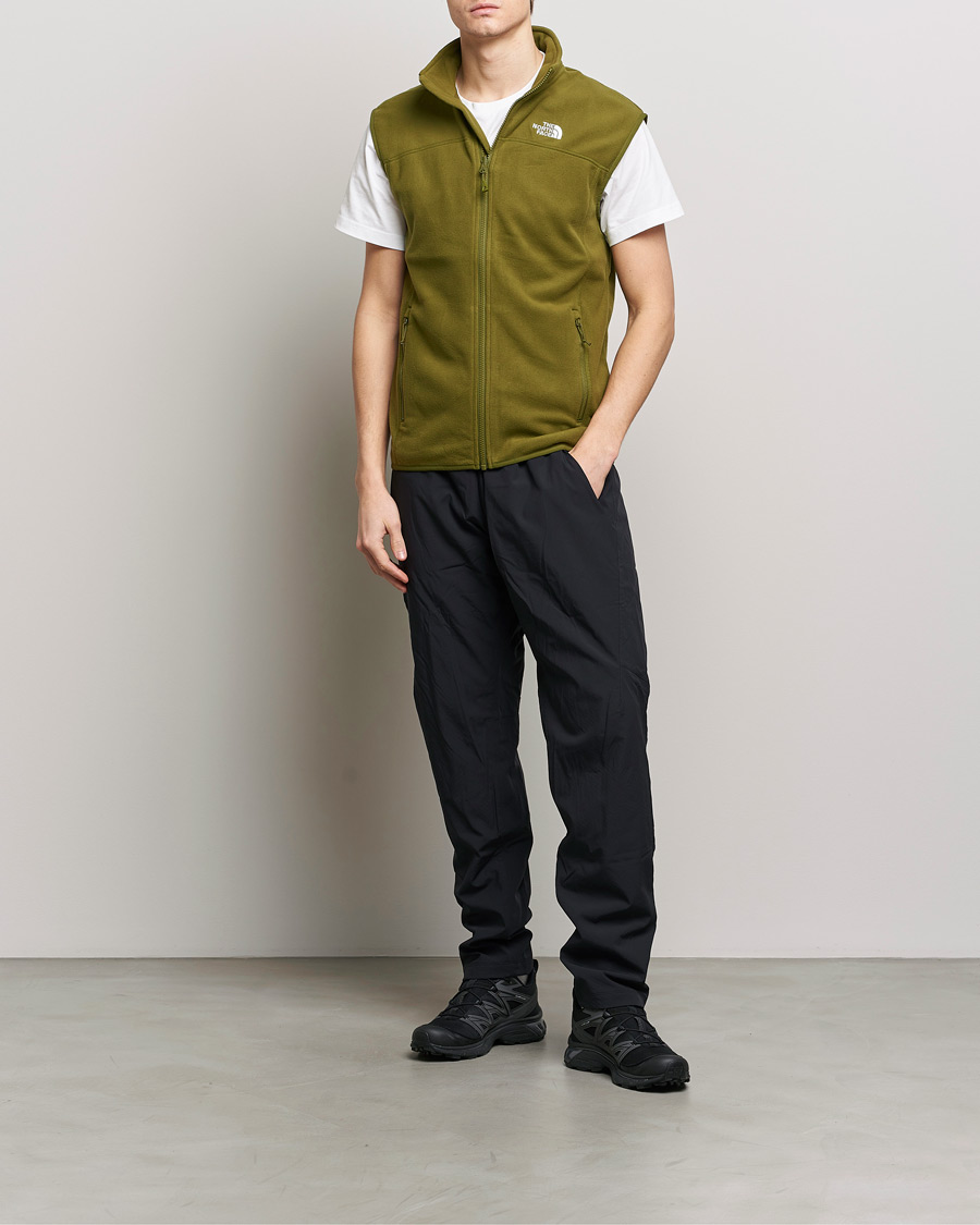 Herr | Tröjor | The North Face | Glaicer Fleece Vest New Taupe Green