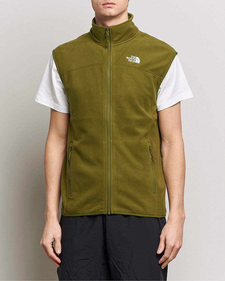 Herr | Kläder | The North Face | Glaicer Fleece Vest New Taupe Green