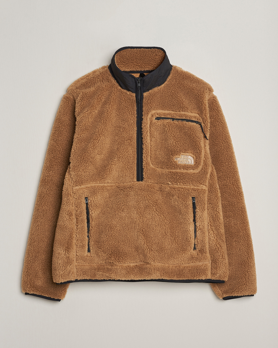 Herr | Tröjor | The North Face | Heritage Fleece Half Zip Utility Brown