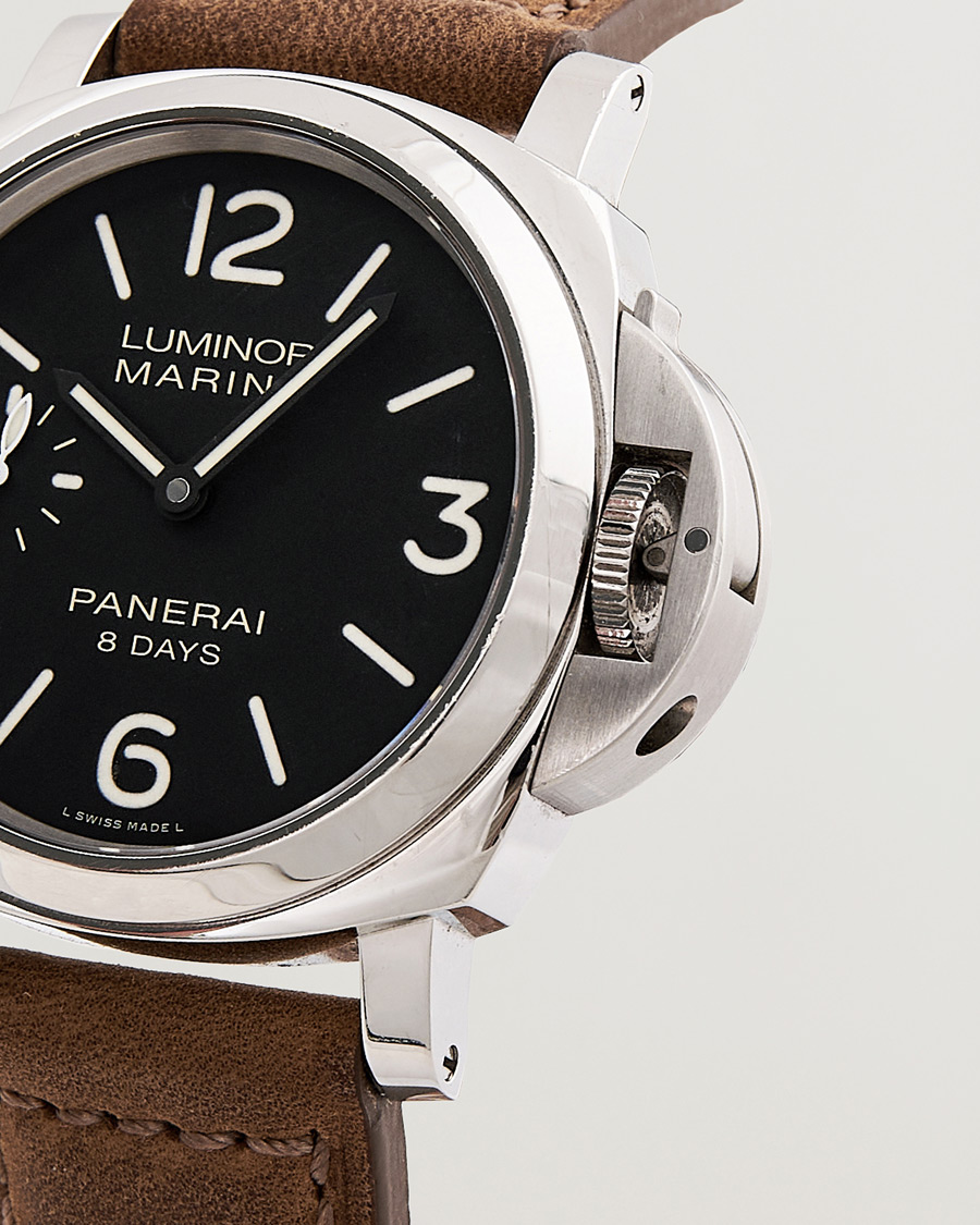 Herr | Panerai Pre-Owned Luminor Marina 8 Days 00510 Silver | Panerai Pre-Owned | Luminor Marina 8 Days 00510 Silver