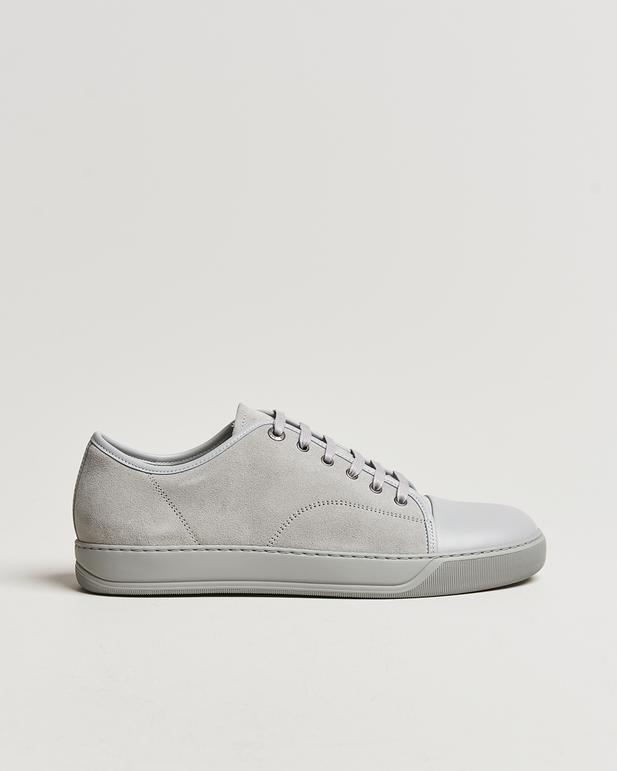 Herr | Lanvin Nappa Cap Toe Sneaker Light Grey | Lanvin | Nappa Cap Toe Sneaker Light Grey