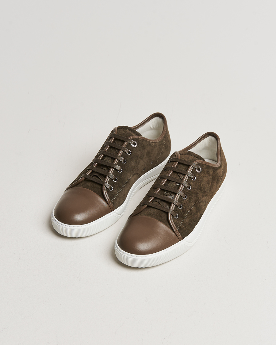 Herr | Låga sneakers | Lanvin | Nappa Cap Toe Sneaker Khaki