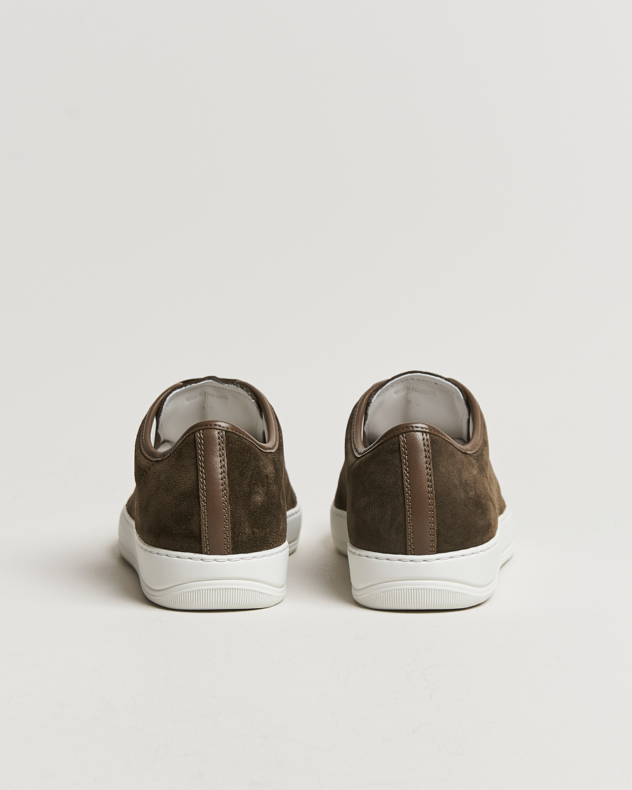 Herr | Lanvin Nappa Cap Toe Sneaker Khaki | Lanvin | Nappa Cap Toe Sneaker Khaki