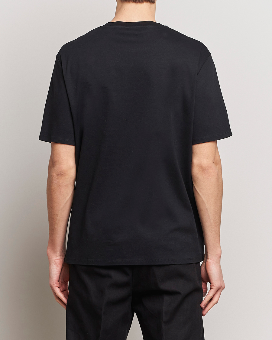 Herr | T-Shirts | Lanvin | Embroidered Logo T-Shirt Black