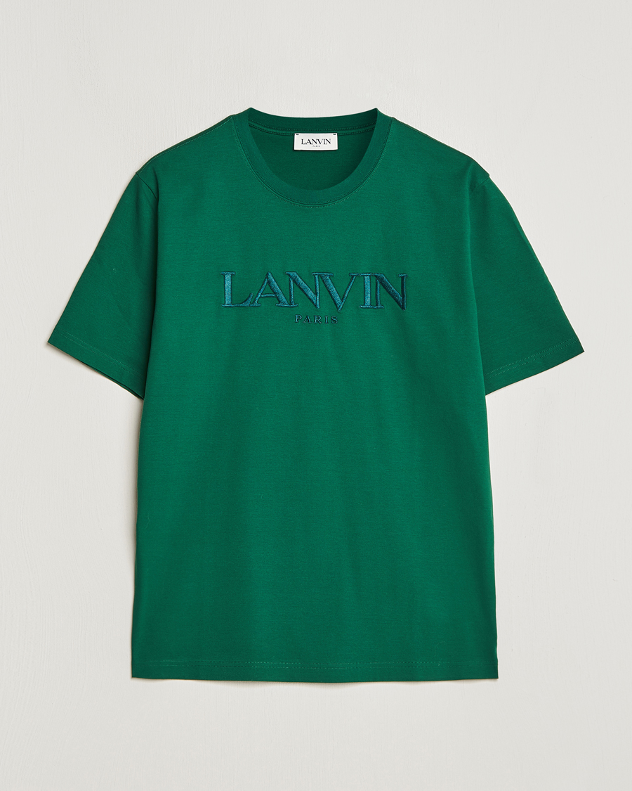 Herr | T-Shirts | Lanvin | Paris Classic Logo T-Shirt Bottle Green