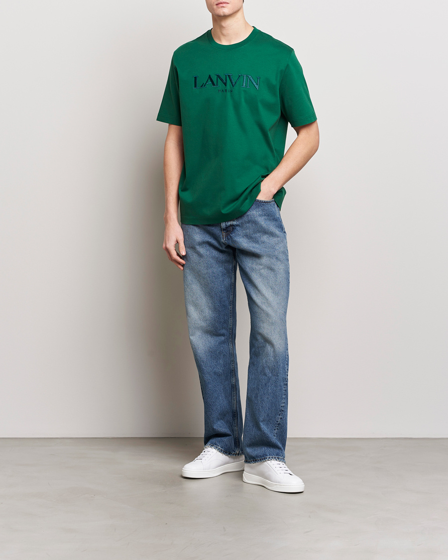 Herr | T-Shirts | Lanvin | Paris Classic Logo T-Shirt Bottle Green