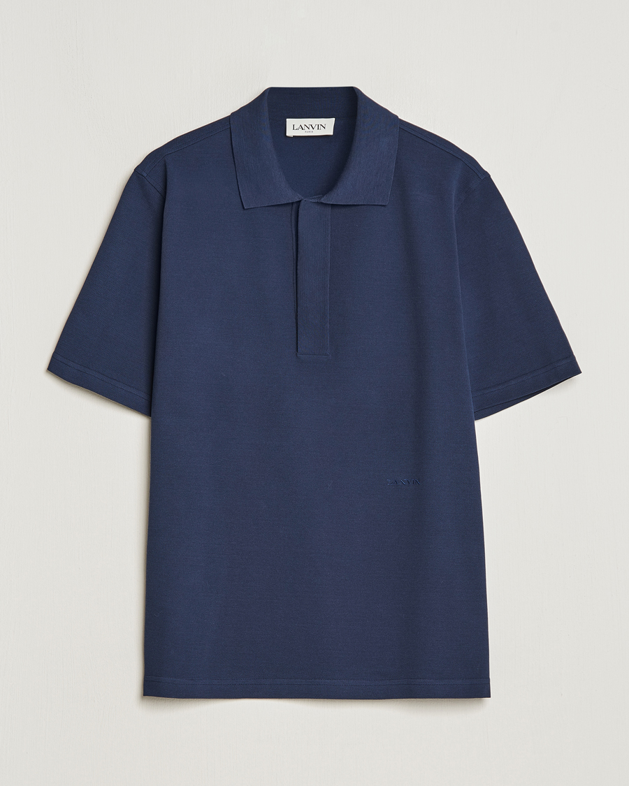 Herr | Pikéer | Lanvin | Short Sleeve Polo Thunder