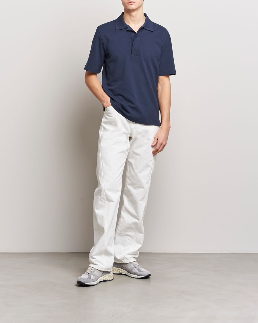 Herr | Pikéer | Lanvin | Short Sleeve Polo Thunder