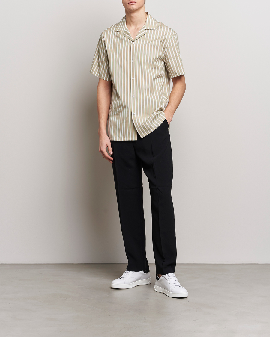 Herr | Skjortor | Lanvin | Short Sleeve Camp Shirt Green