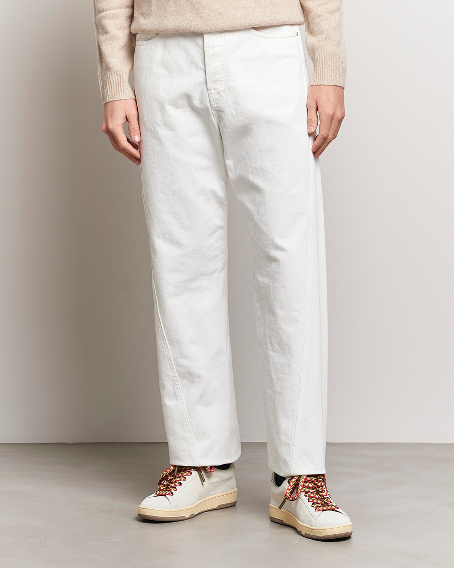 Herr | 5-ficksbyxor | Lanvin | Regular Fit 5-Pocket Pants Optic White