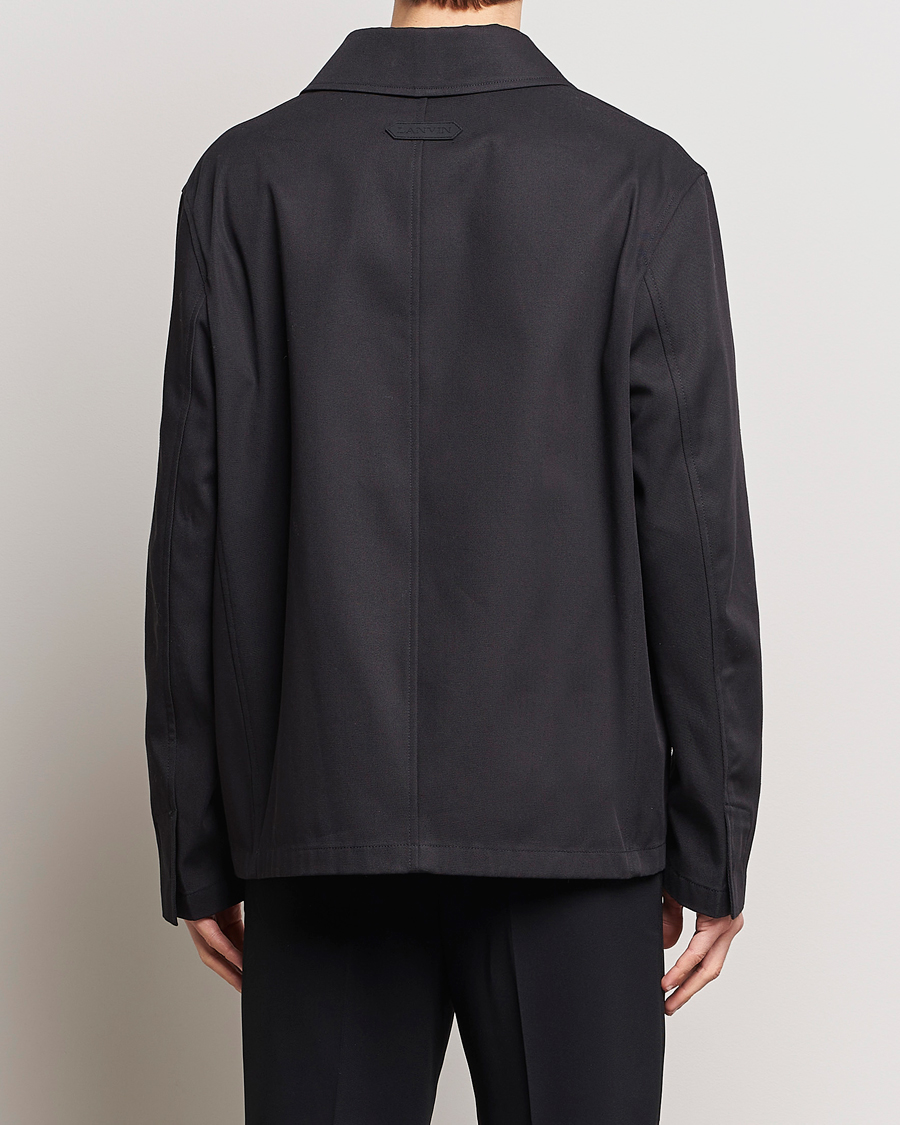Herr | Jackor | Lanvin | Cotton Work Jacket Black