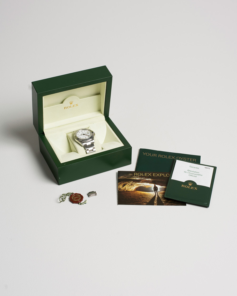 Herr | Rolex Pre-Owned Explorer II 16570 Silver | Rolex Pre-Owned | Explorer II 16570 Silver