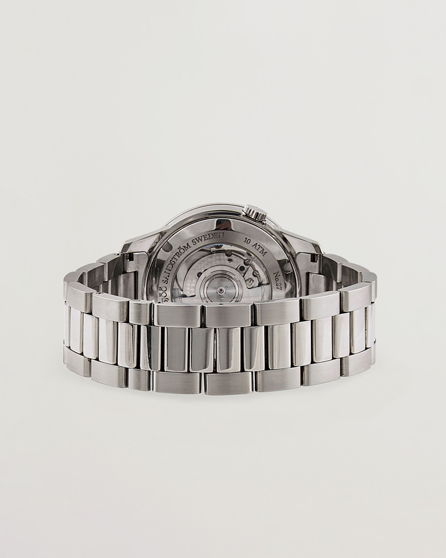Herr | Sjöö Sandström Pre-Owned Royal Steel Worldstimer 41mm SS-1841-WT Silver | Sjöö Sandström Pre-Owned | Royal Steel Worldstimer 41mm SS-1841-WT Silver