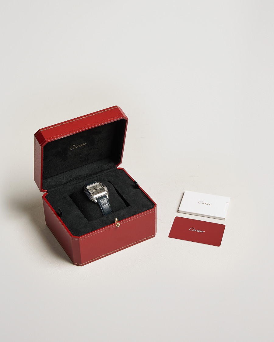 Herr | Cartier Pre-Owned Santos Dumont WSSA0022 Silver | Cartier Pre-Owned | Santos Dumont WSSA0022 Silver