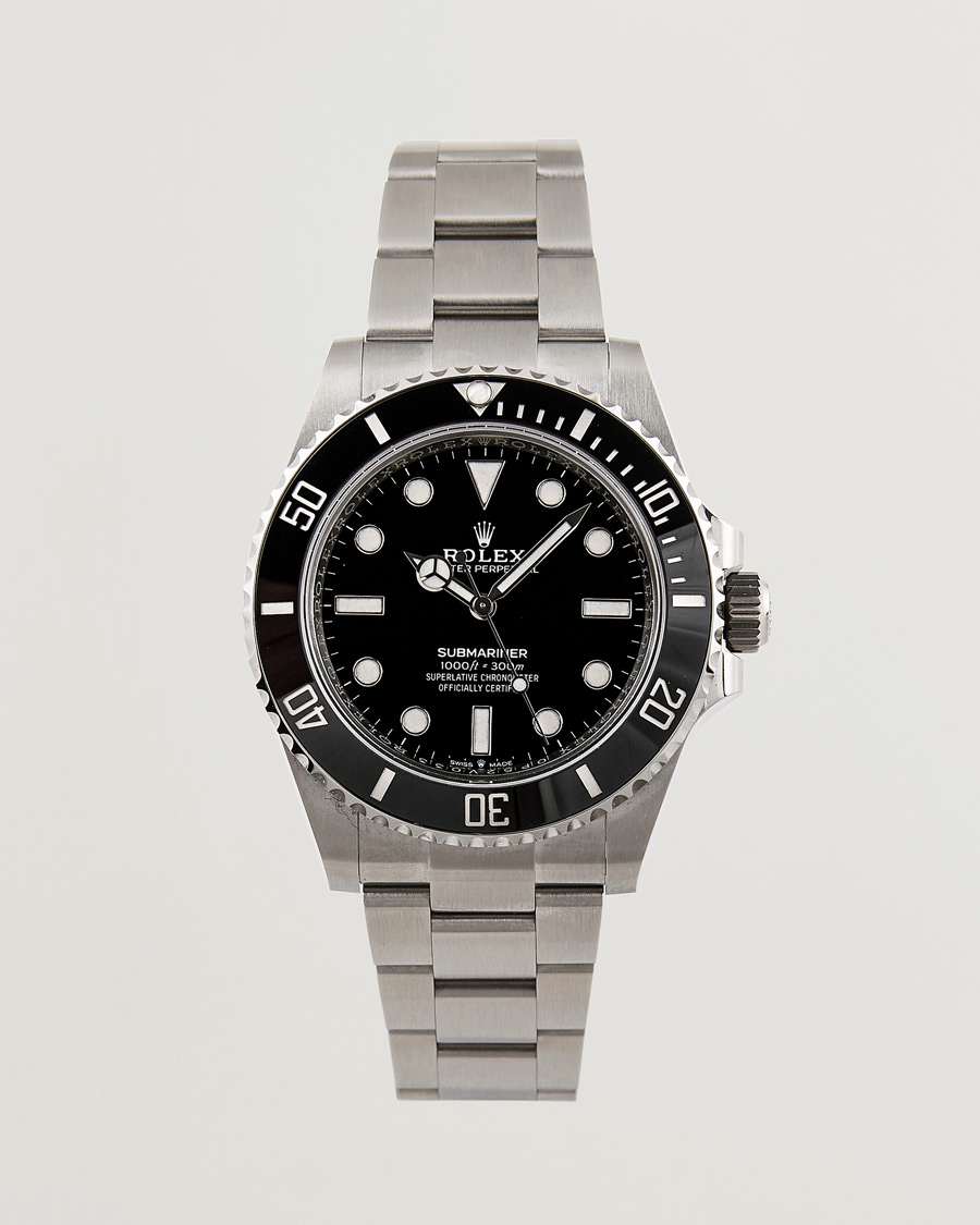 Herr | Rolex Pre-Owned Submariner 124060 Oyster Perpetual Steel Black Silver | Rolex Pre-Owned | Submariner 124060 Oyster Perpetual Steel Black Silver