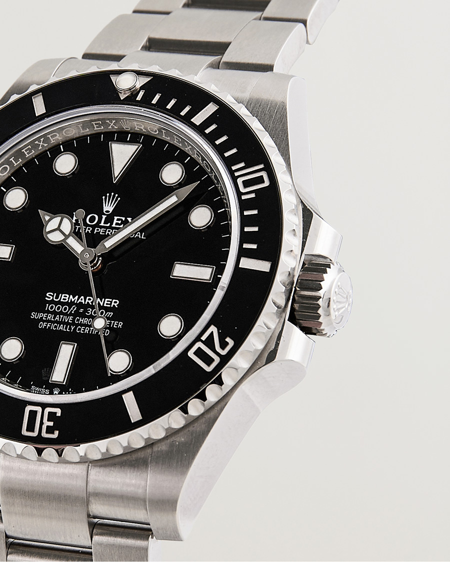 Herr | Rolex Pre-Owned Submariner 124060 Oyster Perpetual Steel Black Silver | Rolex Pre-Owned | Submariner 124060 Oyster Perpetual Steel Black Silver